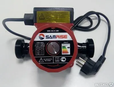 Фото №0 Насос Samrise GRS 25/6-180