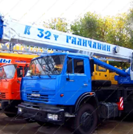 Фото №0 Аренда автокрана (автомобильного крана) ГАЛИЧАНИН КС-55729-1В, Санкт-Петербург