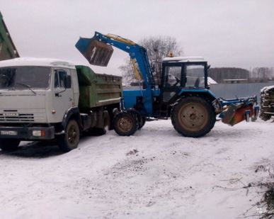фото Комплекс услуг по уборке снега