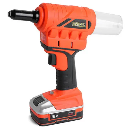 Фото №0 Аккумуляторный заклепочник MESSER DPM-004A для вытяжных заклепок (2,4 - 5,0 мм)