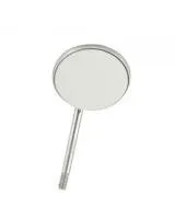 фото Зеркало стоматологическое без ручки №4 - плоское - диаметр 22мм., 1 штука