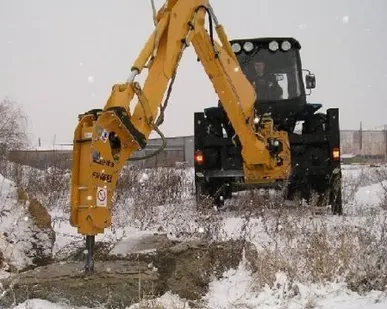 фото Аренда и услуги экскаватора-планировщика JCB