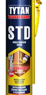 фото Пена монтажная профессиональная всесезонная Tytan Professional GUN 750мл 64118/65016
