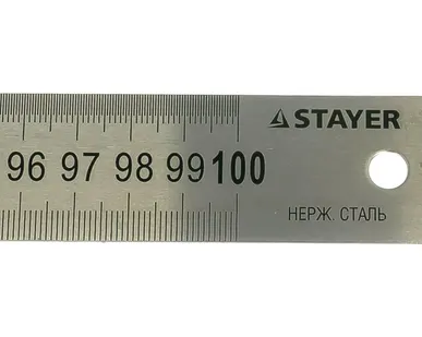 фото Линейка STAYER "PROFI" нержавеющая, двухсторонняя гравированная шкала, 1м