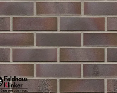 фото Фасадная плитка под кирпич Feldhaus Klinker 581DF14 Salina carmesi maritimo