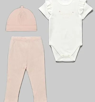 Фото №0 Комплект для девочек:Молочный:86