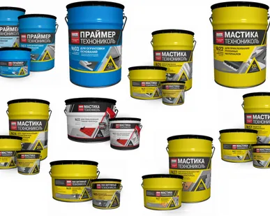 фото Мастики битумные кровельные и гидроизоляционные различного назначения