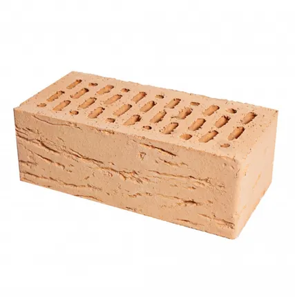 Фото №0 Кирпич лицевой керамический «Кремовый Меланж» «Рустика» пустотелый утолщенный