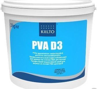 фото Клей для водостойкого склеивания дерева Kiilto PVA D3 3 кг