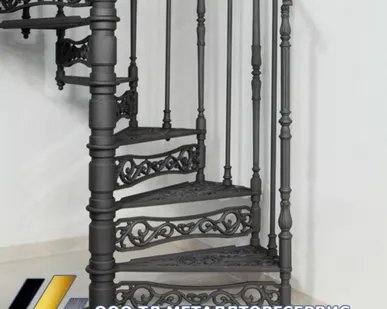 фото Лестница 1 литая из чугуна