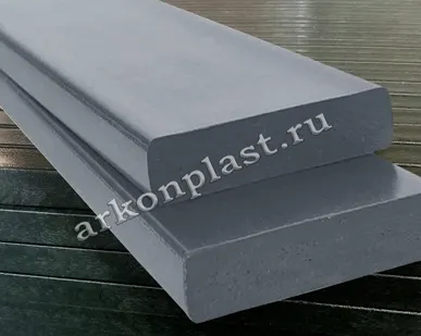 фото Пластиковая доска для скамеек и столов 20х75х2000 светлая