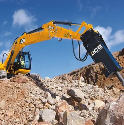 Фото №0 Экскаватор колесный полноповоротный JCB JS200W MON + гидромолотDelta F20S