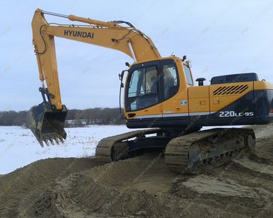 фото Аренда гусеничного экскаватора Hyundai R 220LC-9S, Санкт-Петербург