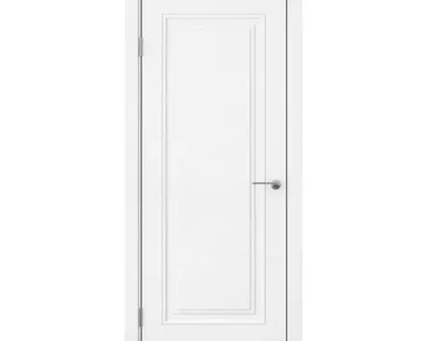 фото дверь межкомнатная глухая бизнес парк line 7, белая, 600*2 000мм.