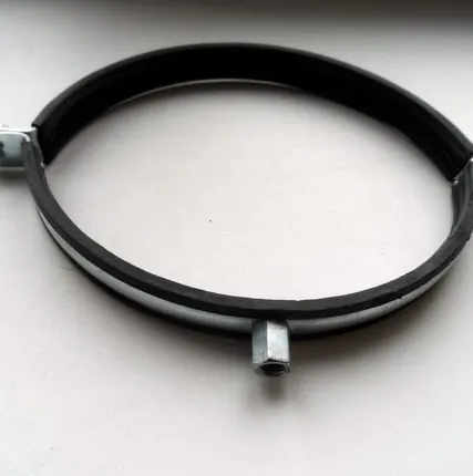 Фото №0 Хомуты с резиновым уплотнителем для крепления воздуховодов