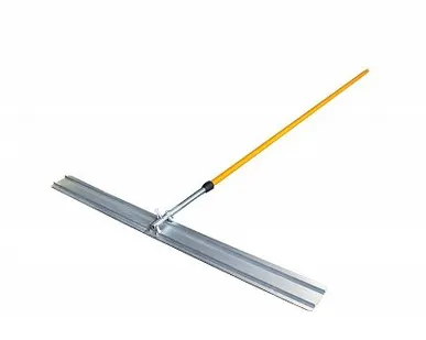 фото Гладилка для бетона алюминиевая Промышленник 1,2 метра, ручка 2,4-4,8 м