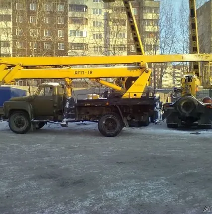 Фото №0 Автовышка 12-45 метров, погрузчик, автокран, ямобур.