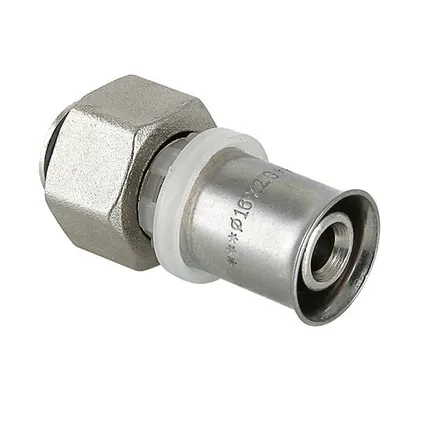 Фото №0 Соединитель коллекторный пресс для м/пл трубы Ф16*1/2 Valtec (10/260)