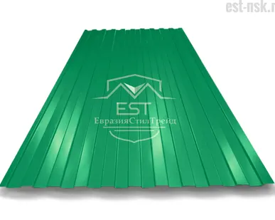 фото Профнастил C-8х1150 Pe 0.45 | RAL 6029 Зелёная мята