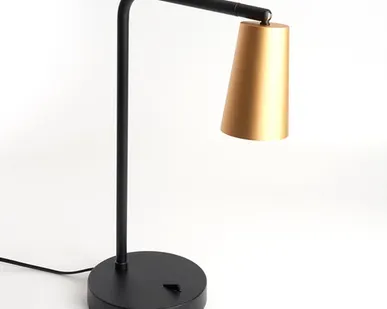 фото Светильник под лампу Feron DE185 BELL MR16 35W, 230V, GU10, золото и чёрный