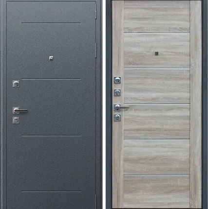 Фото №0 Входная дверь Техно XN-99 букле графит-модерн сонома АСД