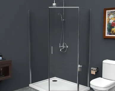 фото BelBagno душевое ограждение UNO-195-PH-1-100/80-C-Cr 100х80х195