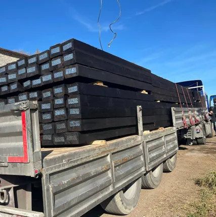 Фото №0 Жд Шпалы деревянные тип 1, тип 2, тип 3