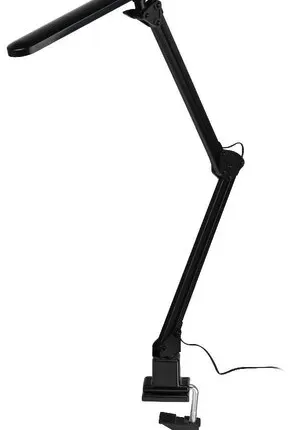 Фото №0 Настольный светильник ЭРА NLED-441-7W-BK светодиодный на струбцине черный