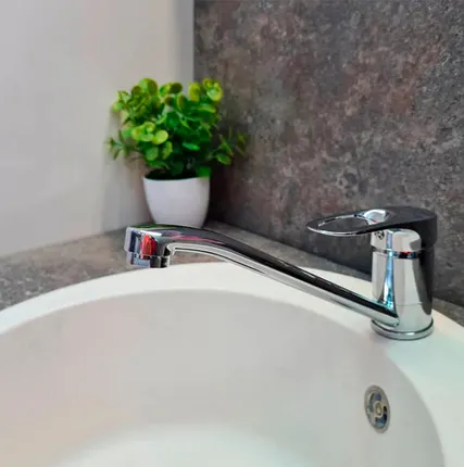 Фото №0 Смеситель для кухни INGROSSO 422-25 Oliver, гусак 24см, картридж 40мм, шпилька