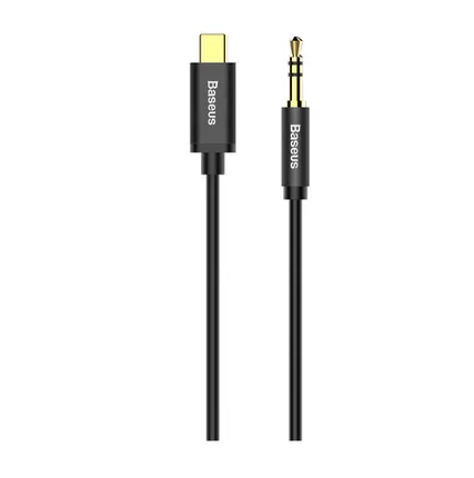 Фото №0 Аудиокабель Baseus Yiven M01 (Type-C to 3.5mm mini jack) 1.2 м, чёрный