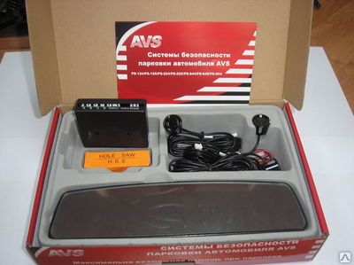 Фото №0 Парктроник AVS PS-654 c зеркалом VFD