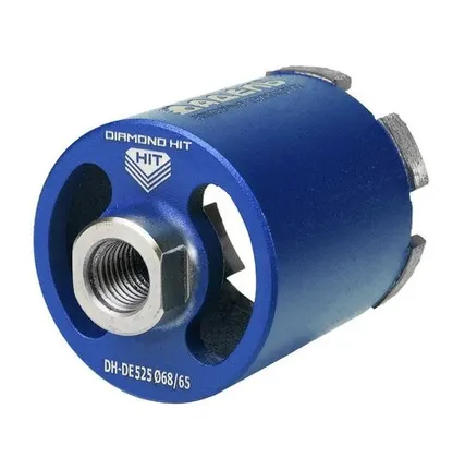 Фото №0 Алмазная коронка для подрозетников 68x65 мм Адель DHDED5256