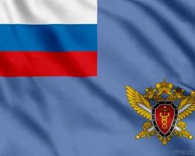 фото Флаг Федеральных органов налоговой полиции (ФСНП России) [90x135 см. из ткани Таффета]