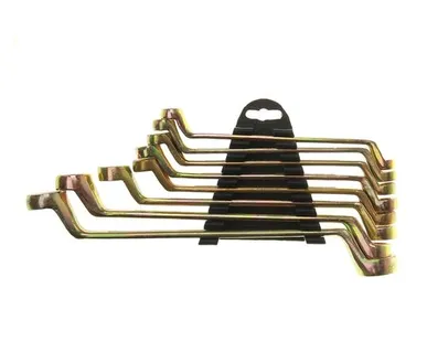 фото Набор ключей накидных TUNDRA basic, холдер, желтый цинк, 8 шт, 8-22 мм