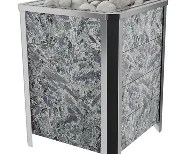 фото Электрическая печь ВВД Премьера М 9 кВт (без пульта, серпентинит Бархат, 380 В)