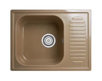 фото Мойка ГЛЯНЦЕВАЯ КВАРЦ 640LL-5 ПЕСОЧНЫЙ