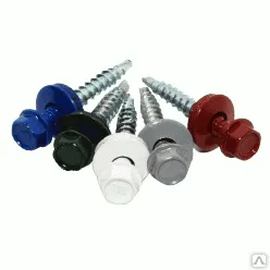 фото Саморез кровельный синий 4,8х51 (RAL 5005) (40 шт.)