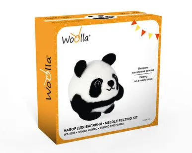фото "Woolla" WT-0205 "Панда Юкико" набор для валяния .