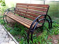 фото Изготовление металлических скамеек