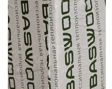 фото Плиты теплоизоляционные BASWOOL Фасад 110 (НГ) 1200х600х100 / 2,16м2