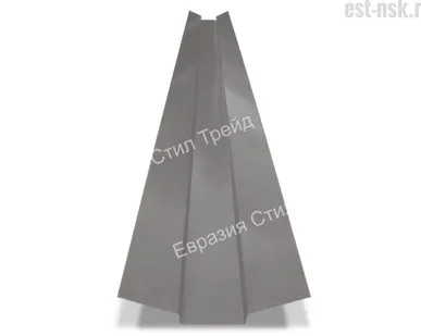 фото Планка ендовы верхняя 76х76х2000 RAL 7004