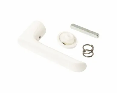 фото Ручка оконная 1112.00 с квадратным штифтом 7 мм, белый RAL9016