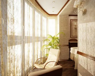 фото Отделка и застекление балконов и лоджий