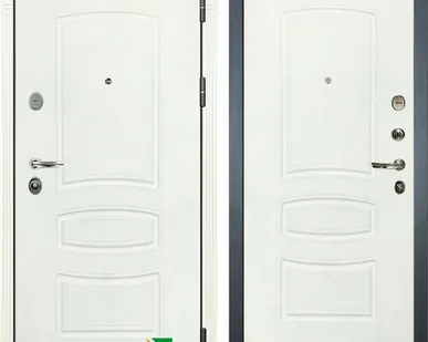 фото Входная дверь Легион-1 шагрень белая-68 Шагрень белая