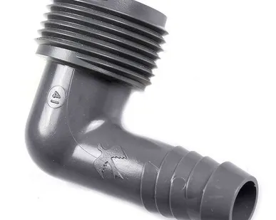 фото Г фитинг проходной наружная резьба (Г фитинг проходной 16 3/4" нар резьба серый Италия)