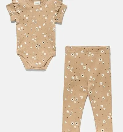 Фото №0 Комплект для девочек:Коричневый:68