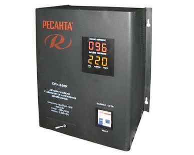 фото Стабилизатор напряжения настенный Ресанта СПН-9000
