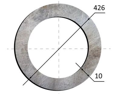 фото Труба восстановленная 426х10