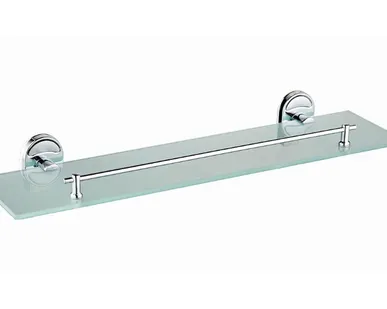 фото Полка стеклянная 52х12 см, КОД A8020" /АКЦИЯ/