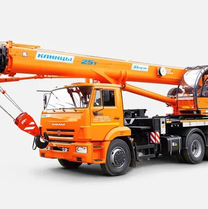 Фото №0 Автокран Клинцы 25 тонн 31 метр